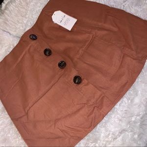 Brown Tanned Skirt